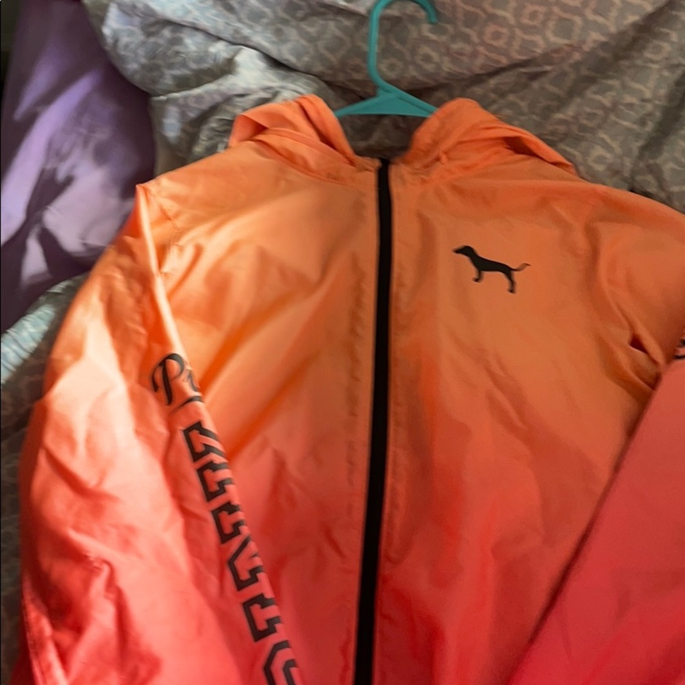 pink Victoria secret windbreaker